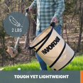 thumbnail image 3 of Worx WA0030 Landscaping 26-Gallon Spring Bucket Yard Bag # WA0030, 3 of 6