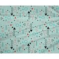 thumbnail image 4 of oneOone Polyester Lycra Sky Blue Fabric Geometric Craft Projects Decor Fabric Printed By The Yard 56 Inch Wide-SUA, 4 of 4