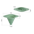 thumbnail image 3 of Silicone Funnel,Kitchen Folding Funnel,Small Large Funnel For Filling Bottles,Food Grade Collapsible Funnel For Oil Vinegar Wine Liquid Powder Transfer,Reusable Dishwasher Safe Kitchen Funnel, 3 of 3