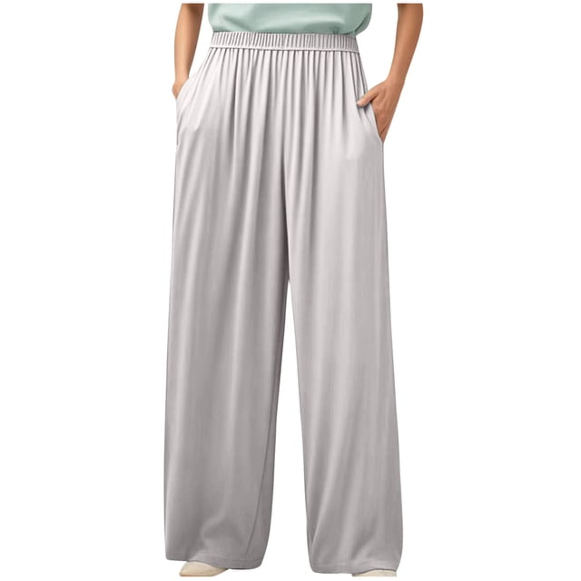 Men's Elastic Waist Casual Lounge Pants with Pockets for Comfort and Versatility