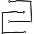 thumbnail image 1 of HANSWD Saddlebag Support Bars Brackets For SUZUKI YAMAHA KAWASAKI (Black), 1 of 5