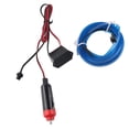 thumbnail image 2 of EL Cold Light, Waterproof Car Decorative Light Strip, For Center Console Steering Wheel Instrument Panel Lights Blue, 2 of 8