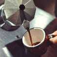 thumbnail image 2 of KEINXS Stovetop Espresso Maker  Espresso Cup Moka Pot Italian Coffee Maker  Manual Cuban Coffee Percolator Machine Italian Espresso Greca Coffee Maker for Cappuccino or Latte 300ml, 2 of 7