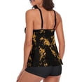 thumbnail image 4 of Two Piece Swimsuits For Women Tummy Control Tankini Top With Boyshorts Plus Size Tankini Swimsuits Sporty Bathing Suit, 4 of 9