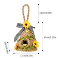 thumbnail image 4 of Mini Beehive Farmhouses Bee Hive Table Decor Spring Jute Rope Woven Hanging Ornament Decorative Honey Beehive Farmhouses Country Home Kitchen Bookshelf Decoration A, 4 of 8