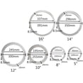 thumbnail image 3 of GUOOL Aluminium Alloy Rotating Turntable Round Table Bearing Swivel Plate 5.5inch 5.5 inch, 3 of 9