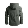thumbnail image 2 of CEHVOM Veste Mince pour Homme Coupe-Vent de Sport Décontractée à Capuche, 2 of 6