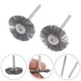 thumbnail image 2 of Bgsha 20PCs 3.175*25mm Wire Wheel Polish Brushes For Rotary Grinder Accessories Tool, 2 of 10