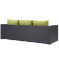 thumbnail image 5 of Modway Convene Outdoor Patio Furniture Sofa, Espresso, 5 of 5