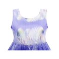 thumbnail image 4 of Girls Dress Sky Fantasy Colorful Angel Wings Feather Print 5 Years, 4 of 4