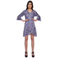 thumbnail image 1 of Moomaya Printed WoMen's Robes Soft Kimono Robe Nightwear Summer Bathrobe, 1 of 5
