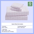 thumbnail image 3 of Mainstays Kids Microfiber Bed Sheet Set, Queen, Bows, 4 Pieces, 3 of 8