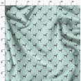 thumbnail image 3 of Soimoi Silk Fabric Great Dane Dog Print Fabric by Yard 42 Inch Wide, 3 of 6