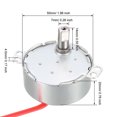 thumbnail image 3 of Electric Motor Synchronous Motor Synchron Motor AC 24V 50/60Hz 4W 0.8-1RPM  CCW/CW Direction, 3 of 4