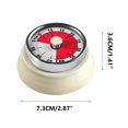 thumbnail image 2 of TIMIFIS kitchen timer Style Mechanical Kitchen Soup Timer Reminder Timer Kitchen Mechanical Timer Baking Reminder Timer Student Manager Stainless Steel With Magnet kitchen gadgets Kitchen Gadgets, 2 of 5