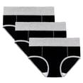 thumbnail image 2 of Meichang Culottes Menstruelles pour Adolescentes Taille Haute à Blocs de Couleur Patchwork Culottes Menstruelles Contrôle du Ventre Culottes Anti-Fuites Lot de 3, 2 of 9