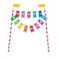 thumbnail image 1 of Unique Party Favors Bunting Cake Topper, 1 of 3