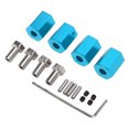 thumbnail image 4 of Moyeu Hexagonal 12mm, Augmentation de la Distance des Pneus Haute Adhérence Roue Hexagonale Écrou de Moyeu en Aluminium pour 1/10 RC Véhicule Rouge, Bleu, 4 of 7