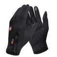 thumbnail image 1 of Men Women Windproof Zipper Touch Screen Gloves Ski Snow Motorcycle Warm Mittens, 1 of 8
