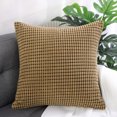 thumbnail image 2 of Unique Bargains Soft Corduroy Striped Velvet Decorative Throw Pillow Cusion Cover, 2 of 9