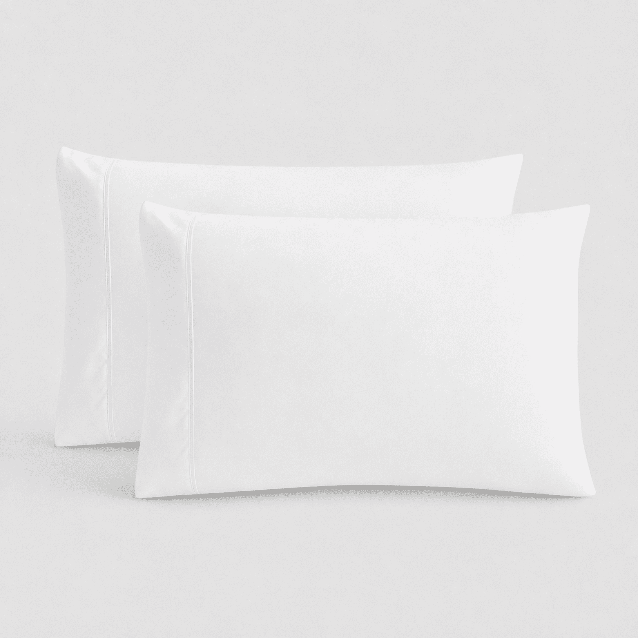 Swift Home 2-Pack Premium Solid Pillowcases, Luxuriously Soft, Easy Care, Standard