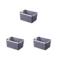 thumbnail image 2 of Maytalsory Premium And Nest-able Storage Solution For Desk Storage Basket Widely grey s 3Set, 2 of 6