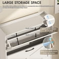 thumbnail image 2 of Vabches Shoe Storage Cabinet with 3 Flip Drawers & Metal Legs for Entryway, Narrow Shoe Rack Cabinet, White, 2 of 8