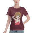 thumbnail image 1 of T-Shirt Basique à Manches Courtes pour Femmes Detective Conan Haihara Ai, 1 of 6