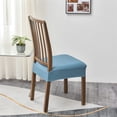 thumbnail image 1 of zanvin Waterproof Seat Covers For Dining Room Chairs Set , Leather Chair Seat Slipcovers Dining Chair Cover Removable Washable Chair Protctor Cover, Rear Covers, 1 of 2