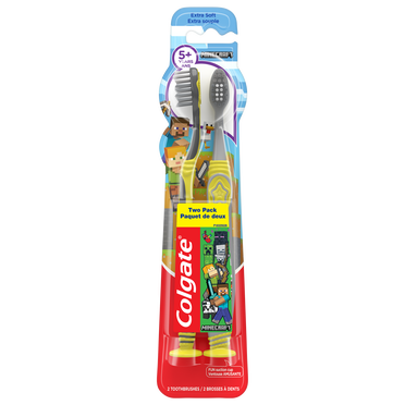 Colgate Kids Minecraft Toothbrush Pack, 2 Count