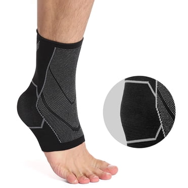 Soutien du Tendon d'Achille, Attelle de Cheville Élastique Compression Stabilisateur de Pied Protège-Talons Manche Conçue pour la Précision