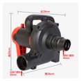 thumbnail image 2 of Industrial Grade Dust Collector Blower Blowing And Suction Vacuum Cleaner For Electric Cutting Slotting Milling Machine 1200W, 2 of 7