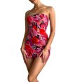 thumbnail image 3 of Fortune Robe Tube Bohème pour Femmes Sans Manches Moulante Mini Robes, 3 of 6