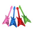 thumbnail image 3 of Trayknick PVC Inflatable Guitar Microphone Lute Musical Instrument Kids Toy Party Props Guitar, 3 of 13
