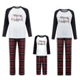 thumbnail image 1 of Pyjamas de Noël Assortis pour la Famille Ensembles de Hauts et Pantalons de Vacances Pyjamas, 1 of 10