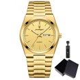 thumbnail image 2 of Poedagar Montre-Bracelet pour Homme Sport Quartz Acier Inoxydable Montres pour Homme Étanche Montre avec Date, 2 of 8