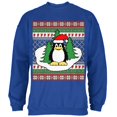 thumbnail image 1 of Penguin on Ice Ugly Christmas Sweater Mens Sweatshirt, 1 of 1