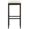thumbnail image 3 of vidaXL Tabourets de Bar avec Coussins 4 Pcs Rotin Poly Brun, 3 of 5
