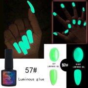 ABPWLY 6-Color Luminous Glue Phototherapy Nail Glue Nail Polish Glue Sealing Glue Clearance Fingernail Polish Canada Days Nail Polish Colors Nail Polish