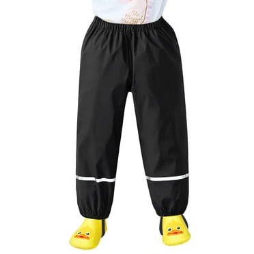 Pantalon de Neige pour Enfants, Pantalon de Pluie Pantalon en Molleton pour Tout-Petits Pantalon de Pluie Salopette de Pluie pour Tout-Petits Pantalon d'Hiver pour Enfants Pantalon de Pluie pour Enfants