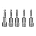 thumbnail image 2 of Youkk 5 Pieces Nut Driver Home Garage Shank Bit Electric Pneumatic Screwdriver Impact Drivers Bits Carpenter Tools 13x65mm, 2 of 6
