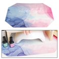 thumbnail image 2 of pitrice Manicure Hand Rest Cushion / Hand Mat Nail Art Arm Cushion Salon Home DIY Blue Mat A, 2 of 9
