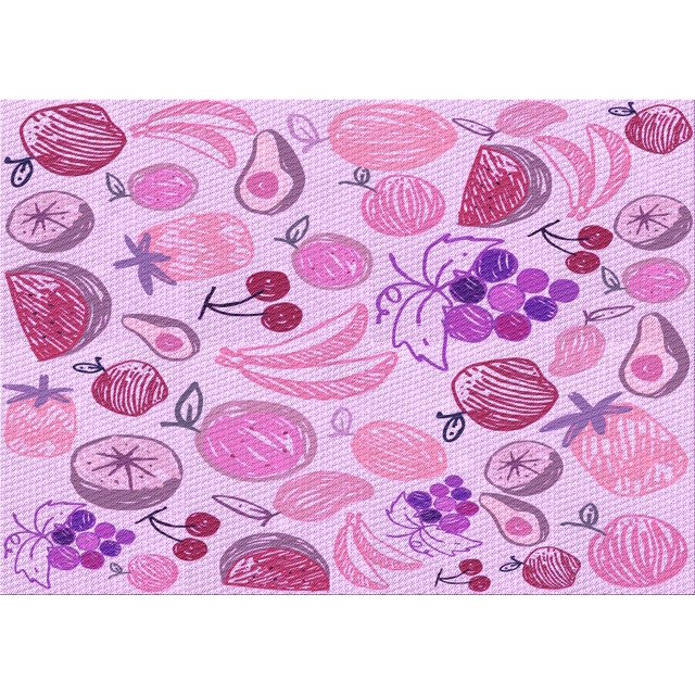 Ahgly Tapis Rectangulaire Lavable en Machine Intérieur Transitionnel Fleur Rose, 8 Pieds x 12 Pieds