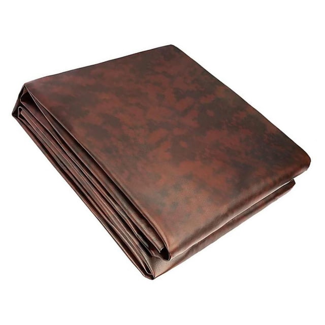 jinwen Housse de Table de Billard, Housse de Pluie Robuste, Imperméable, Protectrice pour Table de Billard, Brun, 9 Pieds