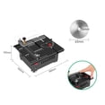 thumbnail image 2 of Carevas 100W Multi-Functional Table Saw Mini Desktop Electric Saw Cutter Speed & Angle Adjustable 16MM Cutting Depth for Wood Acrylic Cutting, 2 of 7