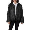 thumbnail image 1 of FOCUSNORM Women Faux Fur Coat Solid Color Open Front Long Sleeve Plus Size Jacket Warm Winter Outwear, 1 of 9