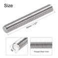 thumbnail image 3 of Unique Bargains M6 x 40mm Fully Threaded Rod 304 Stainless Steel Right Hand Threads 15 Pack, 3 of 4