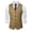 #671-Khaki, variant on Ceisia Men's Slim Fit V-neck Suit Vest Single-Breasted Formal Waistcoat Purple M Gifts