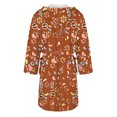 thumbnail image 5 of Jindong Plush Robes for Women Women's Fleece Plush Robe Long Warm Plush Bathrobe Loungewear Jacket Printed Comfort Robe Womens Robes, 5 of 5