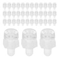 thumbnail image 1 of KAKOWELY Kit de Fixations d'Angle en Acrylique Transparent 100 Pcs avec Vis à code Triangulaire M3x6 et Écrous M3x2.4 pour Fixation Trilatérale dans Assortiment d'Écrous et Boulons Transparents, 1 of 5